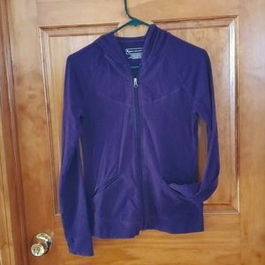 Women's Tek Gear Athletic Workout Jacket Purple Eggplant Sz S